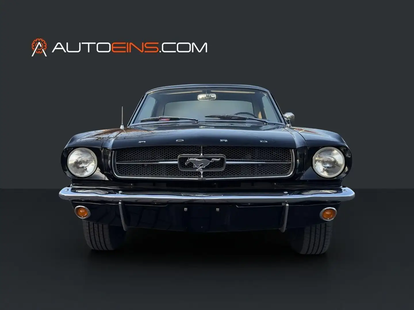Ford Mustang 1964 1/2 Black plate Schwarz - 2