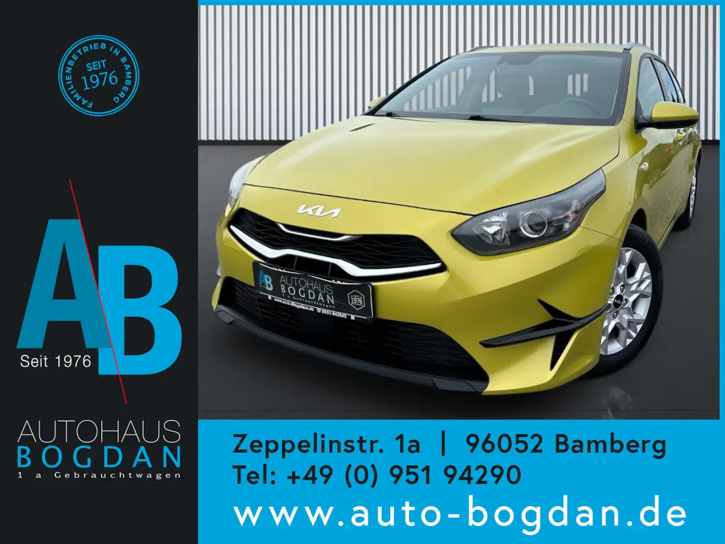 Kia Ceed SW / cee'd SW cee´d Sportswagon Prestige Kamera*Navi v.App*Tempo Gelb - 1