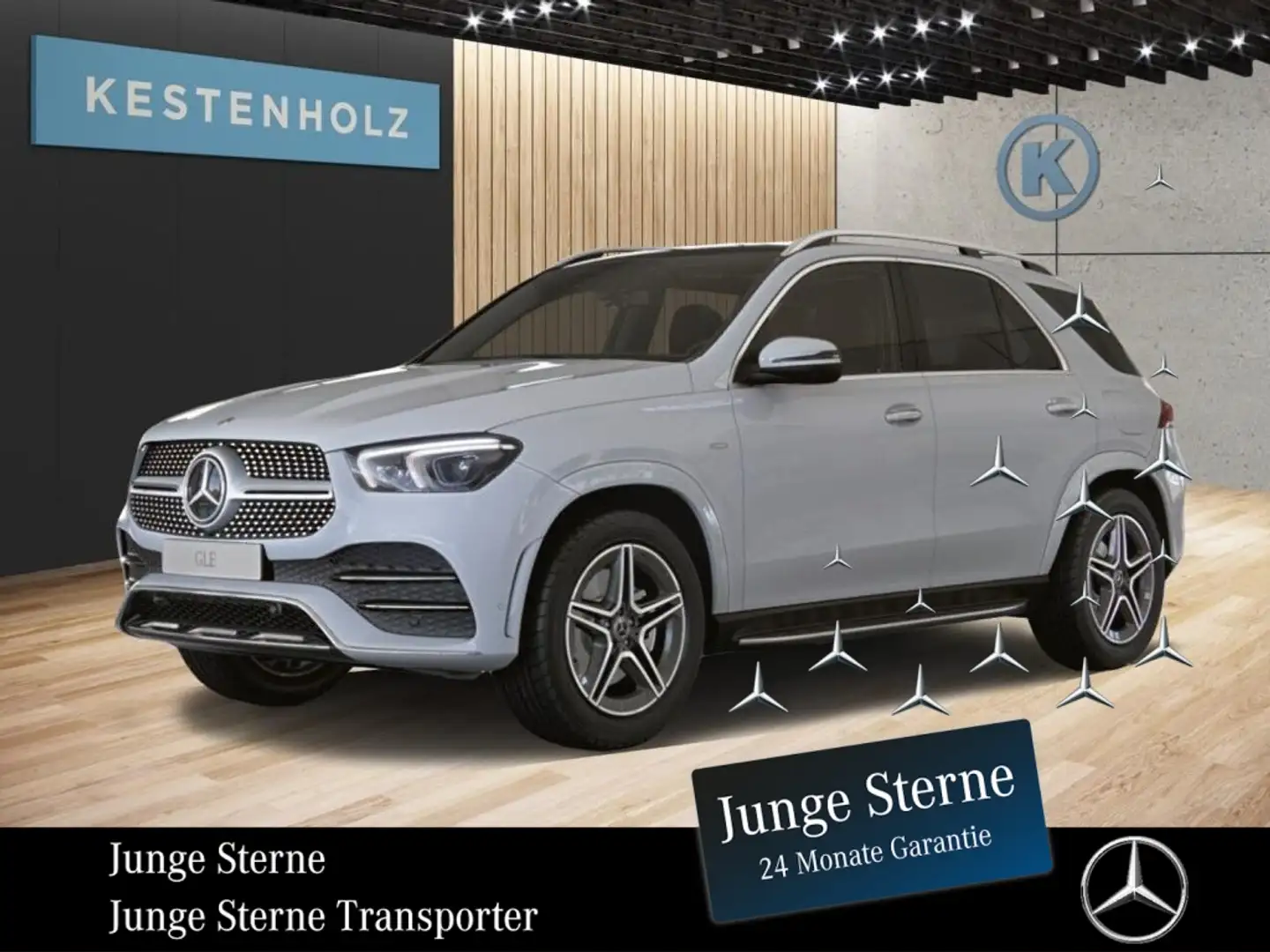 Mercedes-Benz GLE 350 de 4M *AMG*AIRMATIC*PANO*360°*STHZ* Blanc - 1