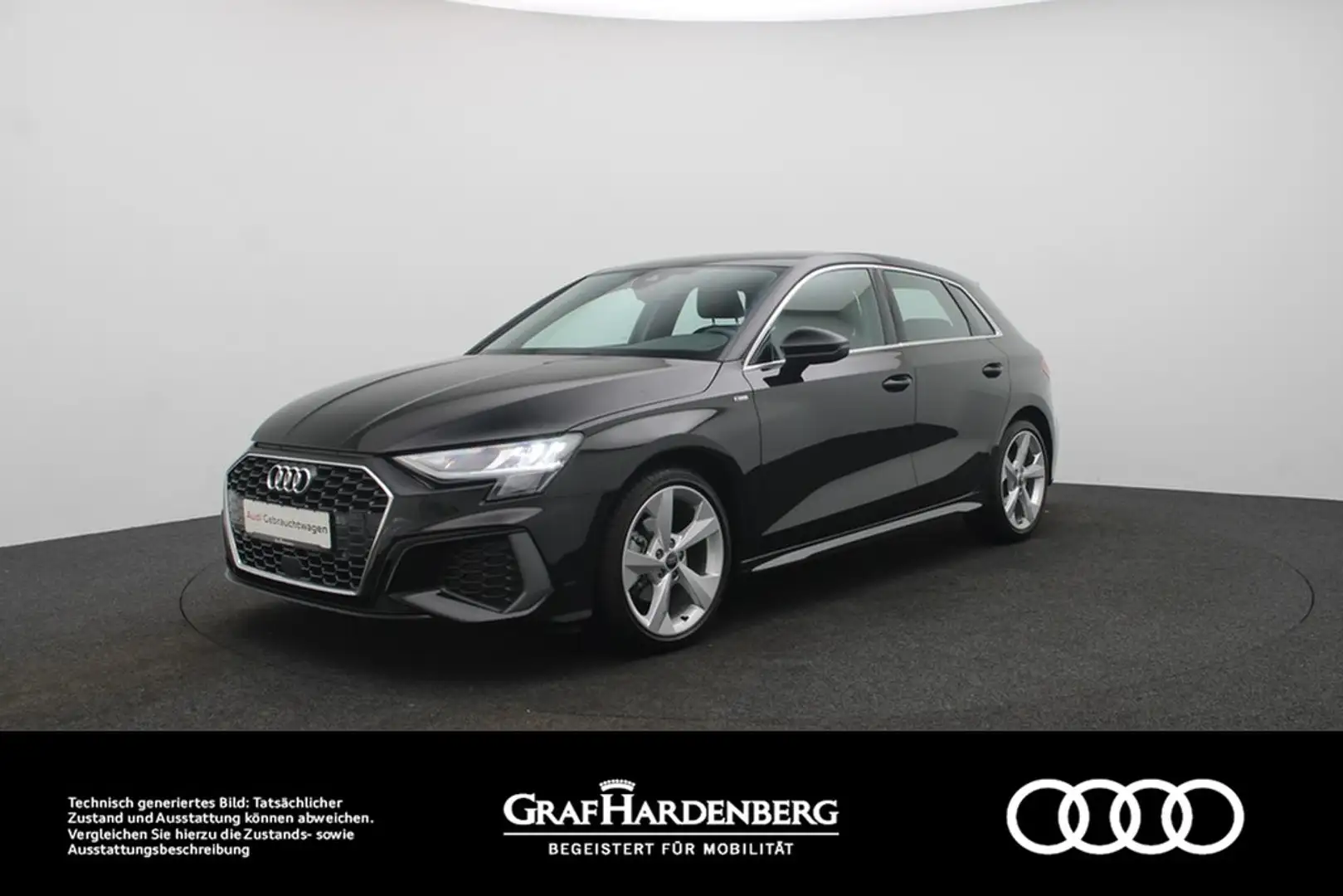 Audi A3 Sportback 35 TDI S line virt.Cockpit Navi Schwarz - 1
