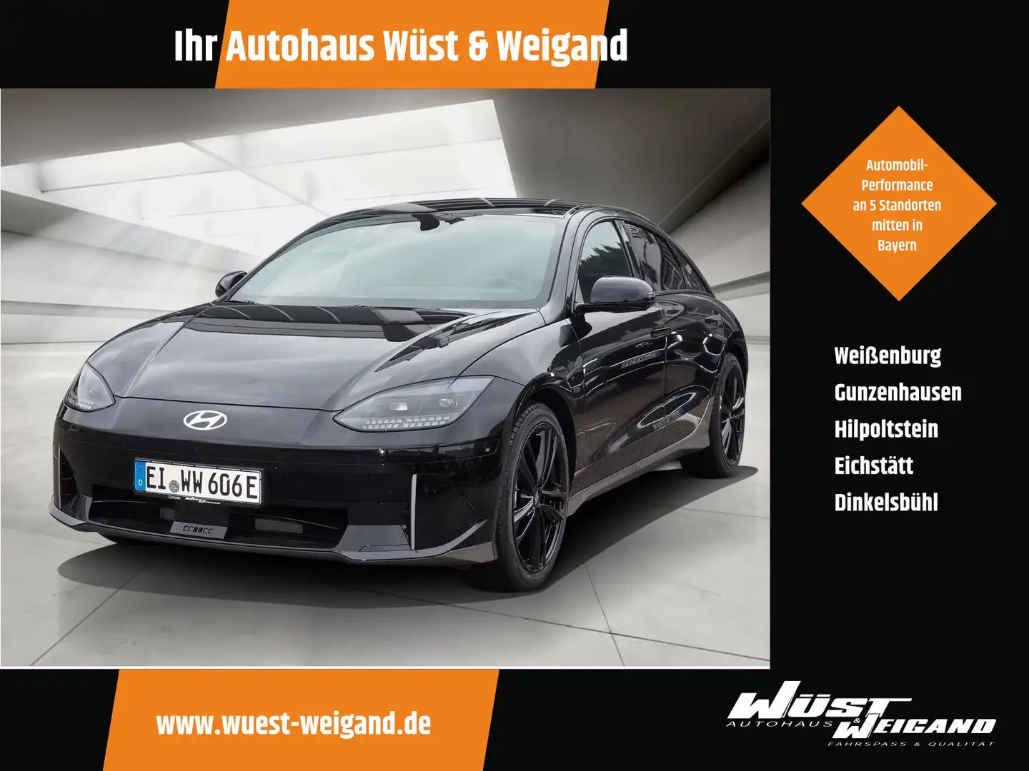 Hyundai IONIQ 6 Uniq-Paket  4WD Noir - 1