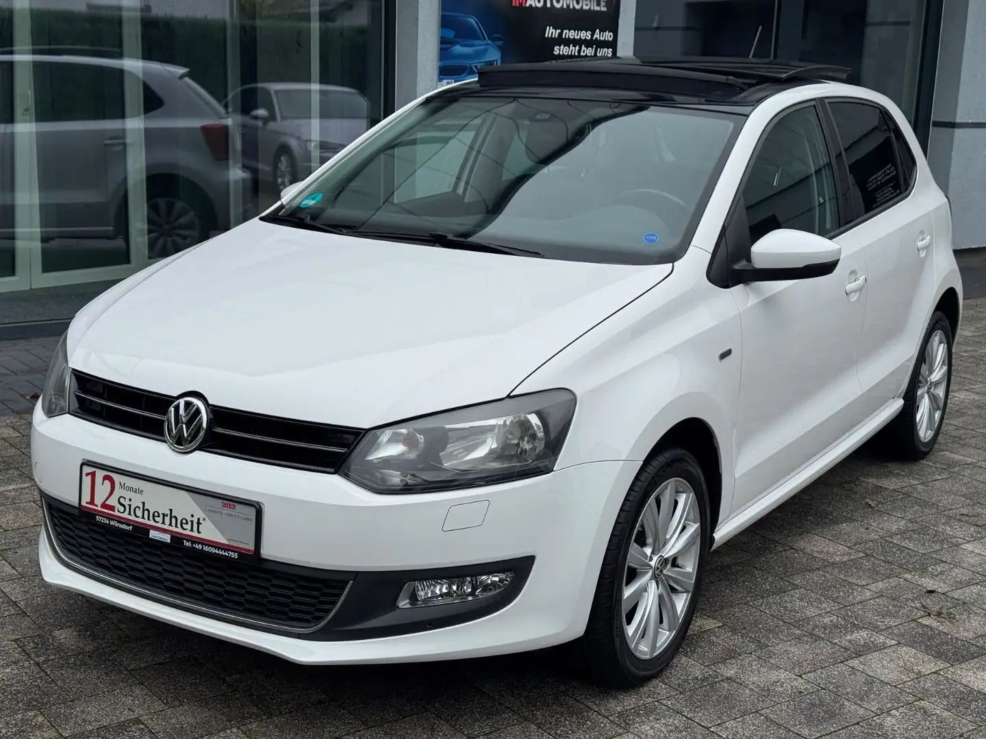 Volkswagen Polo V Life*Panorama*1.Hand*PDC*SHZ*8-fachBereif Weiß - 1