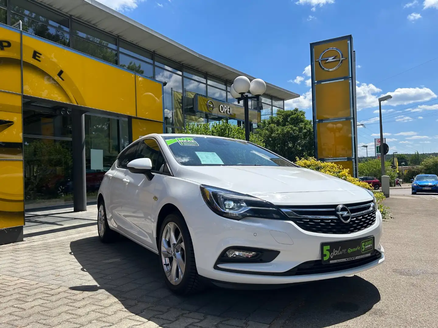 Opel Astra K 1.0 Turbo Dynamic Navi DynLi LM W-Paket Biały - 2