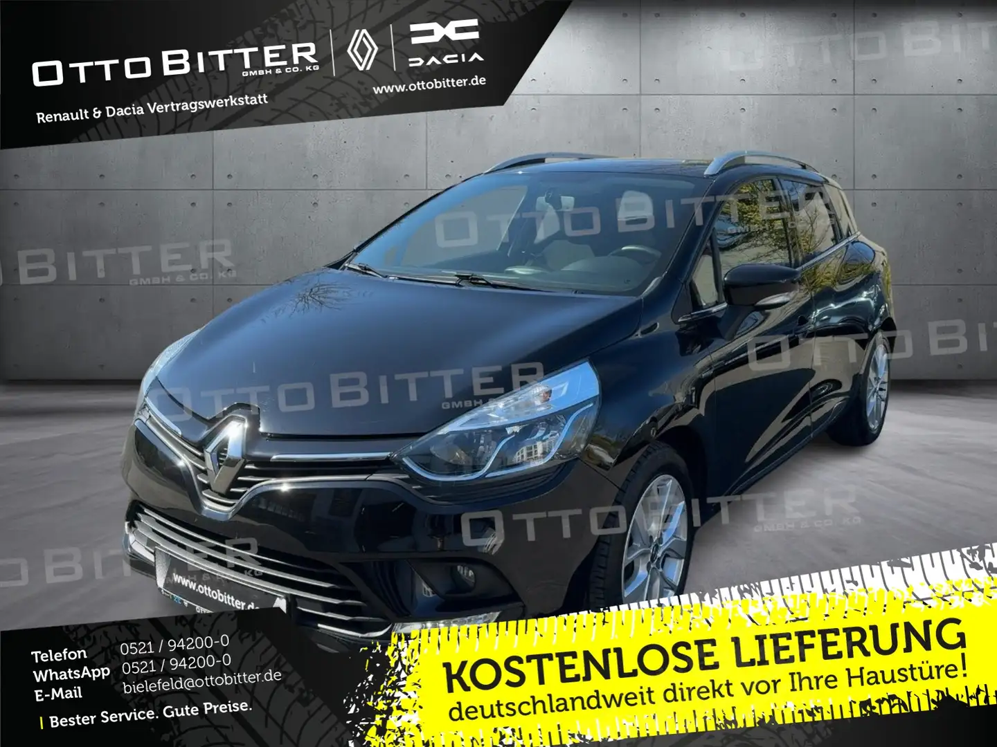 Renault Clio Grandtour LIMITED TCe 90 NAVI/ALU/PARKP Negru - 1