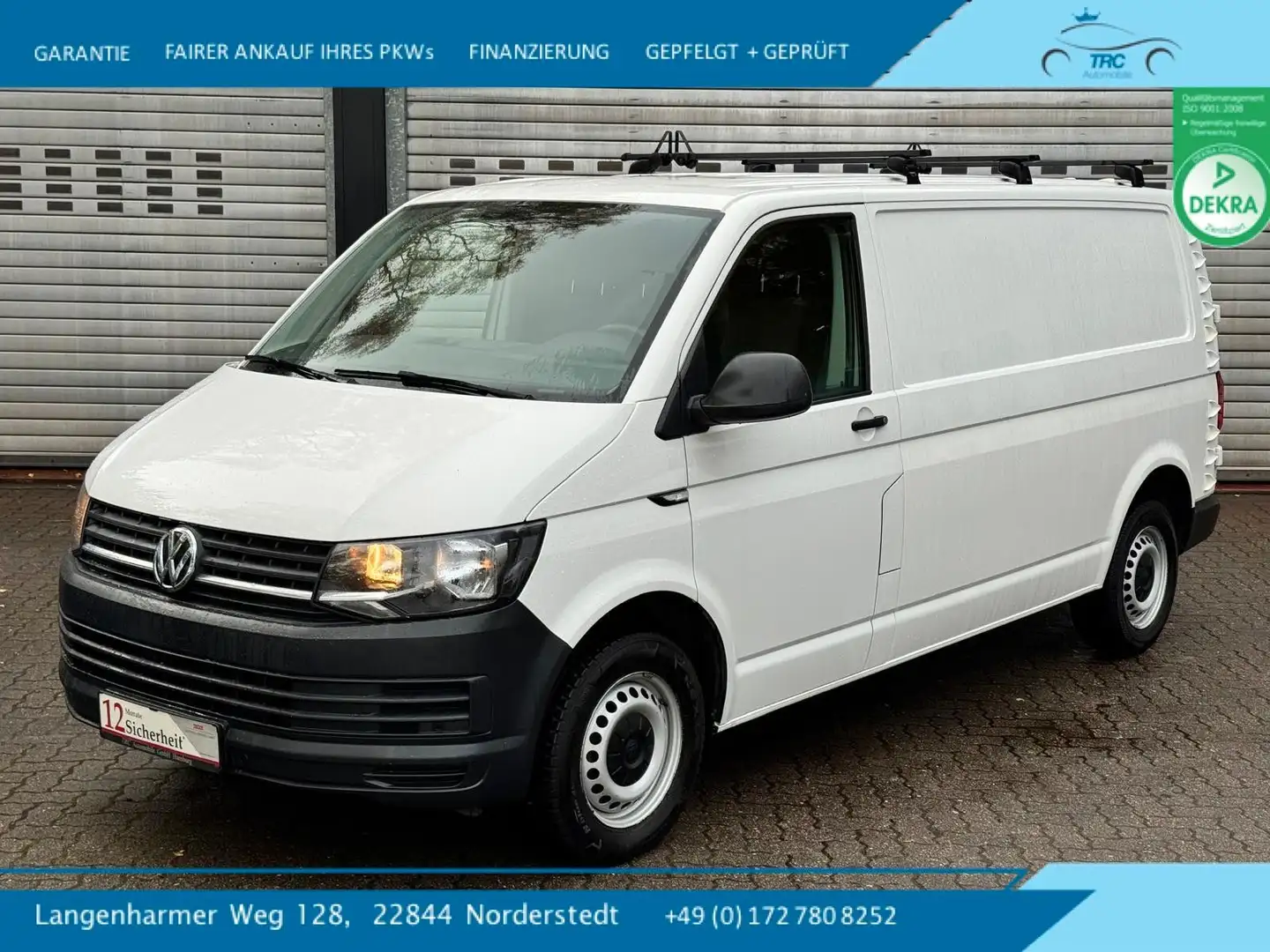 Volkswagen T6 Transporter Kasten-Kombi Kasten lang Weiß - 1