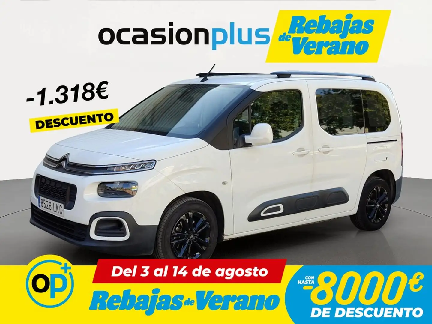 Citroen Berlingo BlueHDi S&S Talla M Feel 100 Blanco - 1