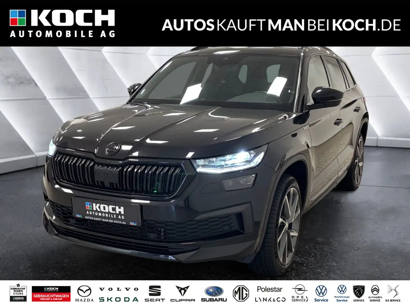 Skoda Kodiaq 2.0 TDI DSG 4x4 Sportline PDC AHK STANDHZG Noir - 1