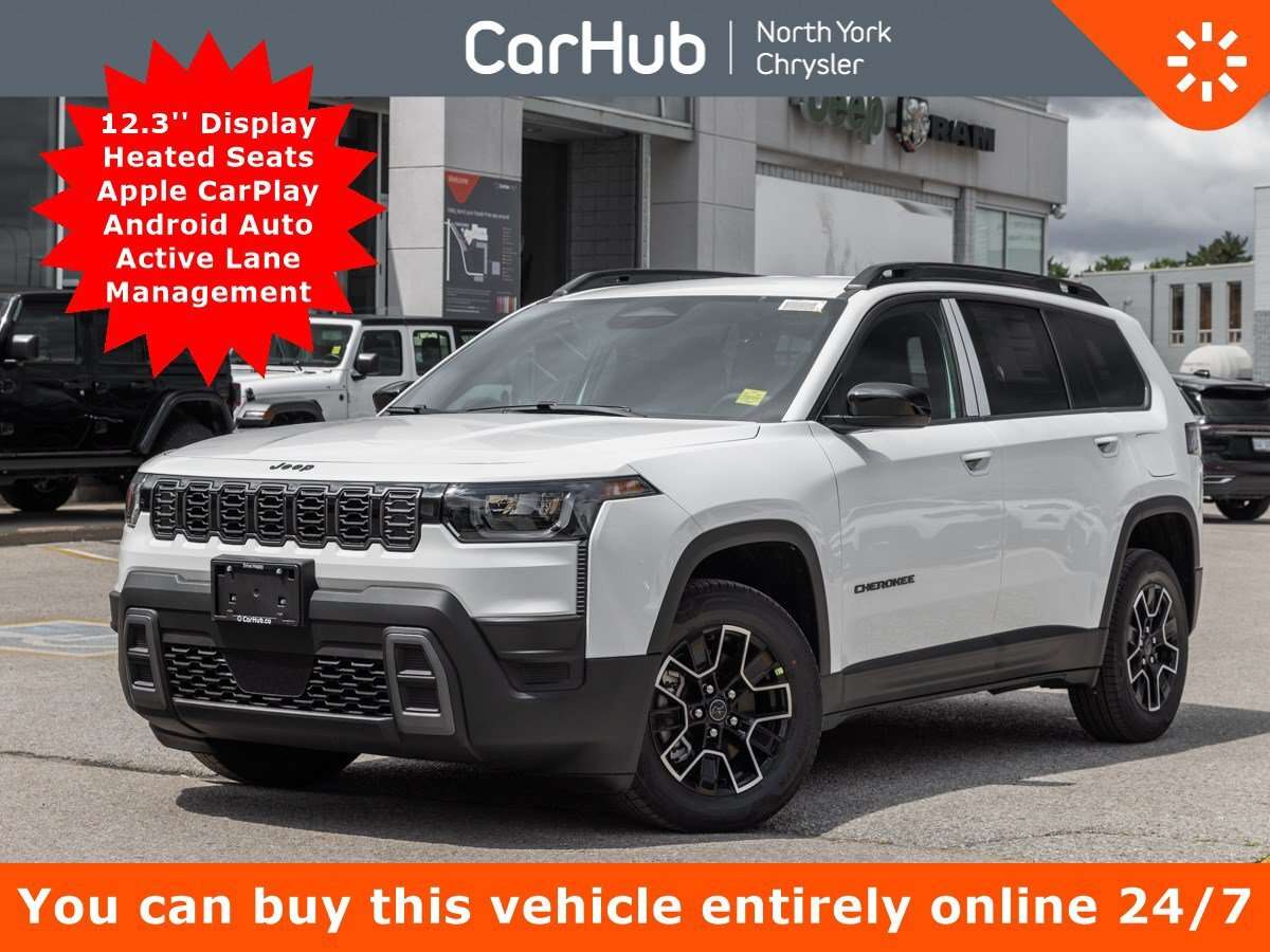 2026 Jeep Cherokee 4x4 12.3'' Display Heated Seats Apple CarPlay Andr