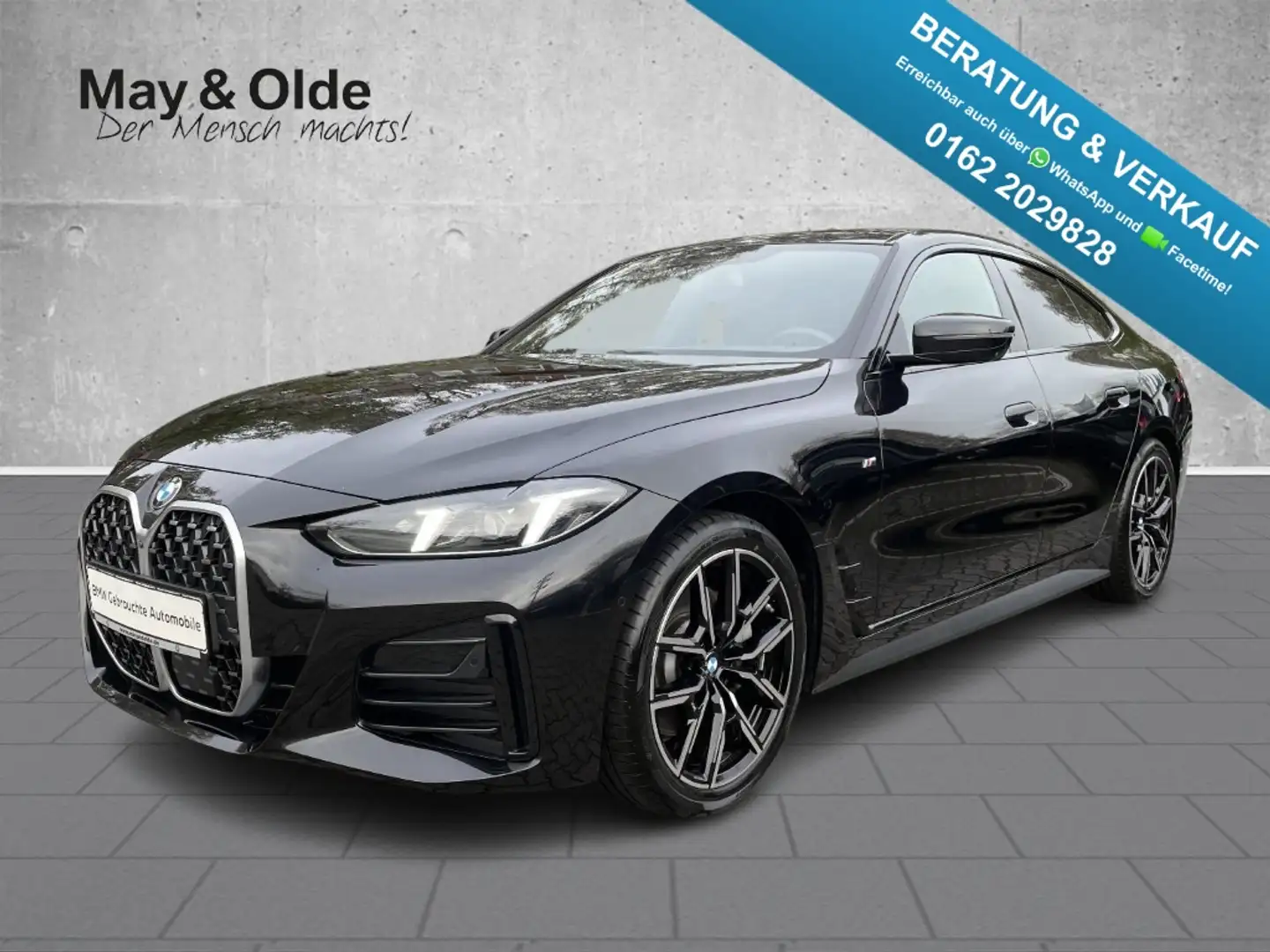 BMW 430 Gran Coupe I M Sportpaket HIFI 360 Kam ACC Schwarz - 1