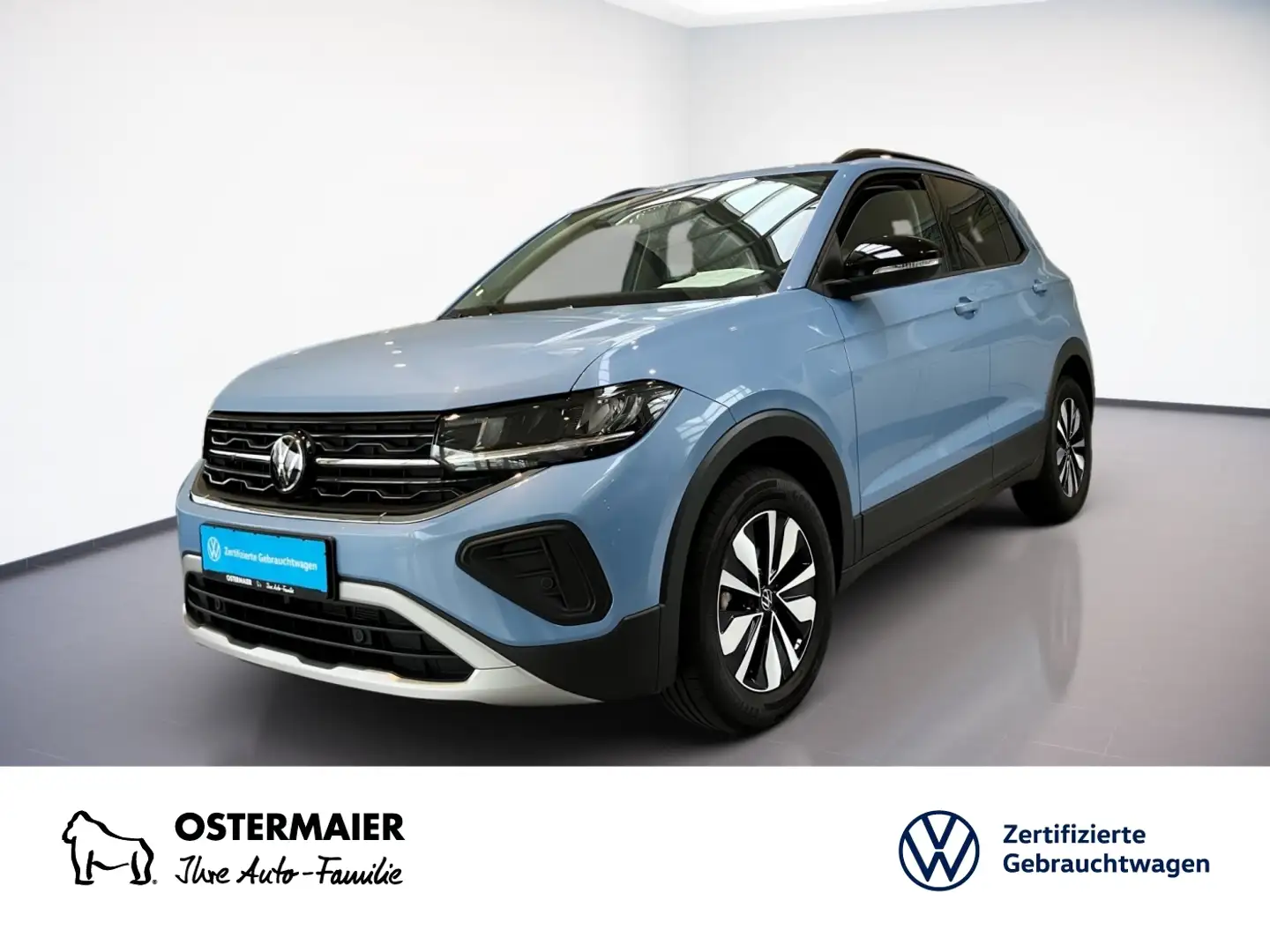 Volkswagen T-Cross GOAL 1.0TSI 95PS ACC.5J-G.KAMERA.NAVI+VC.LED.APP-C Blau - 1