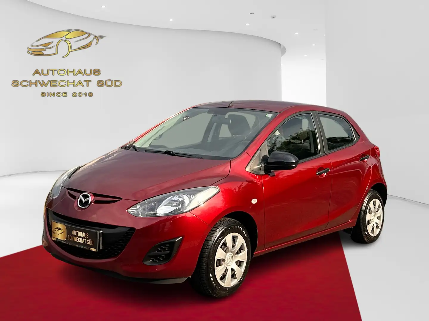 Mazda 2 1.3i CE Pro // 1.BESITZ // PICKERL BIS 01/2026 // Rot - 1