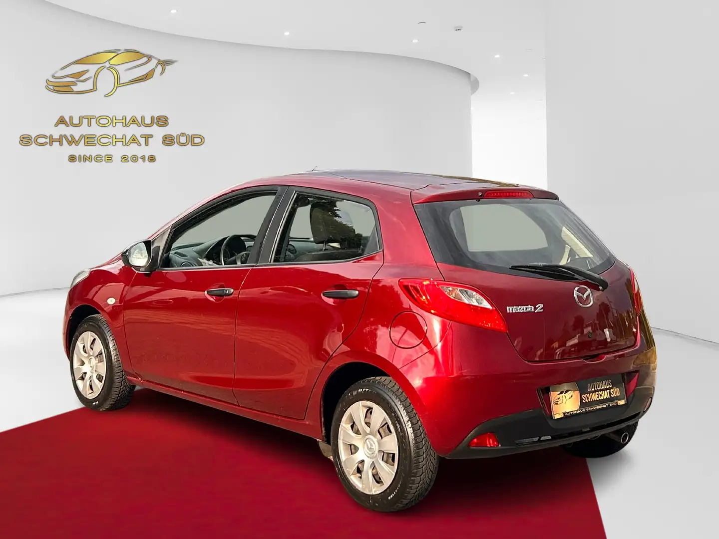 Mazda 2 1.3i CE Pro // 1.BESITZ // PICKERL BIS 01/2026 // Rot - 2