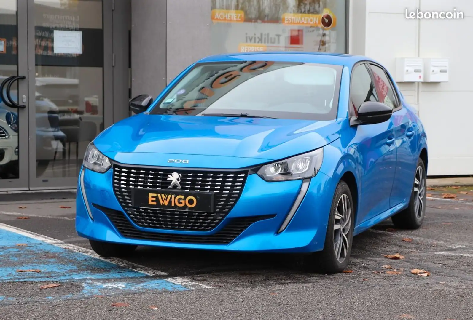 Peugeot 208 1.2 pt 100 cv allure eat bva Blau - 1