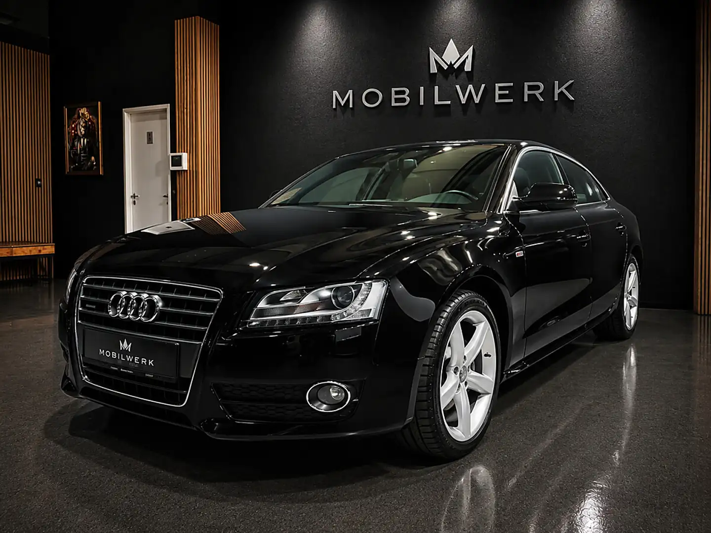 Audi A5 SB 2,0 TDI DPF * 1 Besitz * Service gepflegt * Schwarz - 1