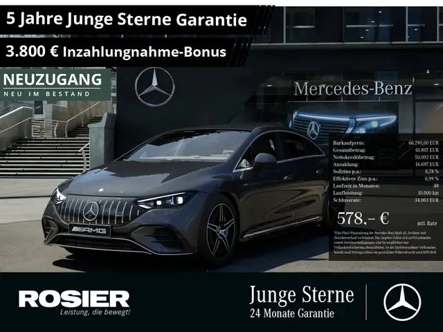 Mercedes-Benz EQE 53 AMG 4M Distr. LED HUD Navi Luftf. Kame