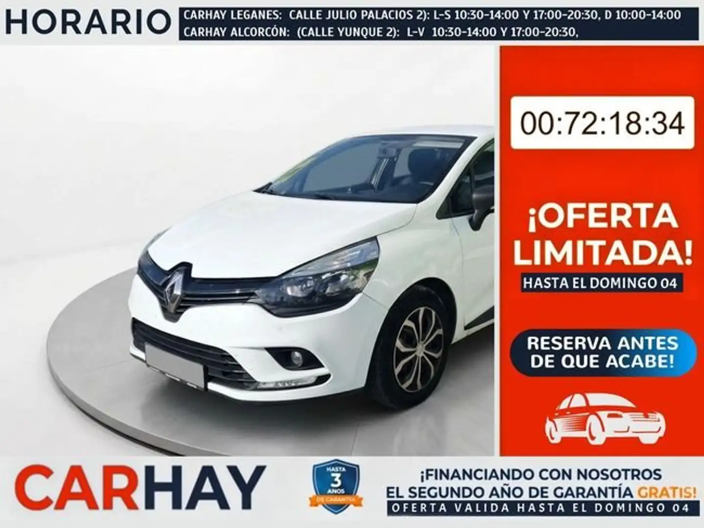 Renault Clio Limited Energy dCi 55kW (75CV) 2018 Blanco - 1
