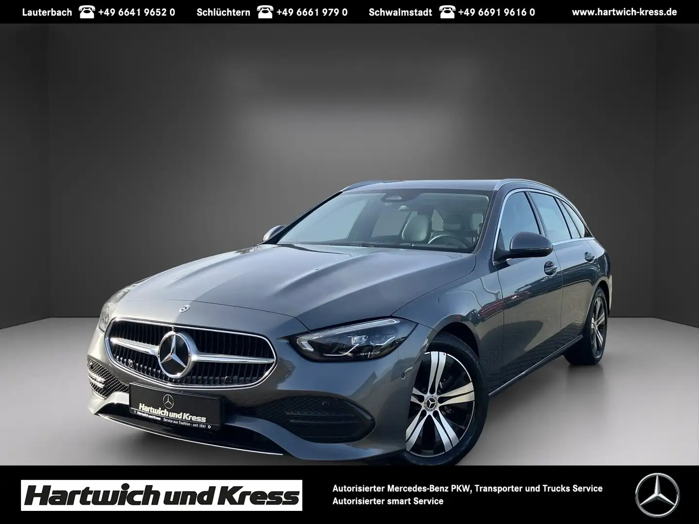 Mercedes-Benz C 200 C 200 T Avantgarde+AHK+360°Kamera+Ambiente+Easypack+ Grau - 1