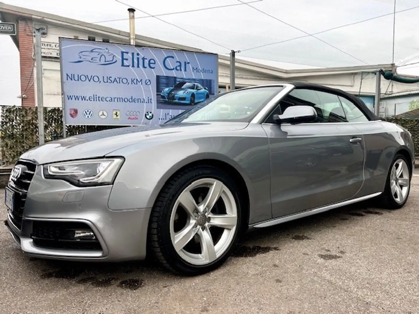 Audi A5 Cabrio 2.0 tdi Business Plus Quattro 190cv S LINE Gris - 1