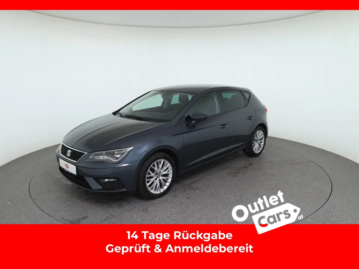 SEAT Leon 1.6 TDI Style RADAR+LED+NAVI+RADAR+Virtual Grau - 1