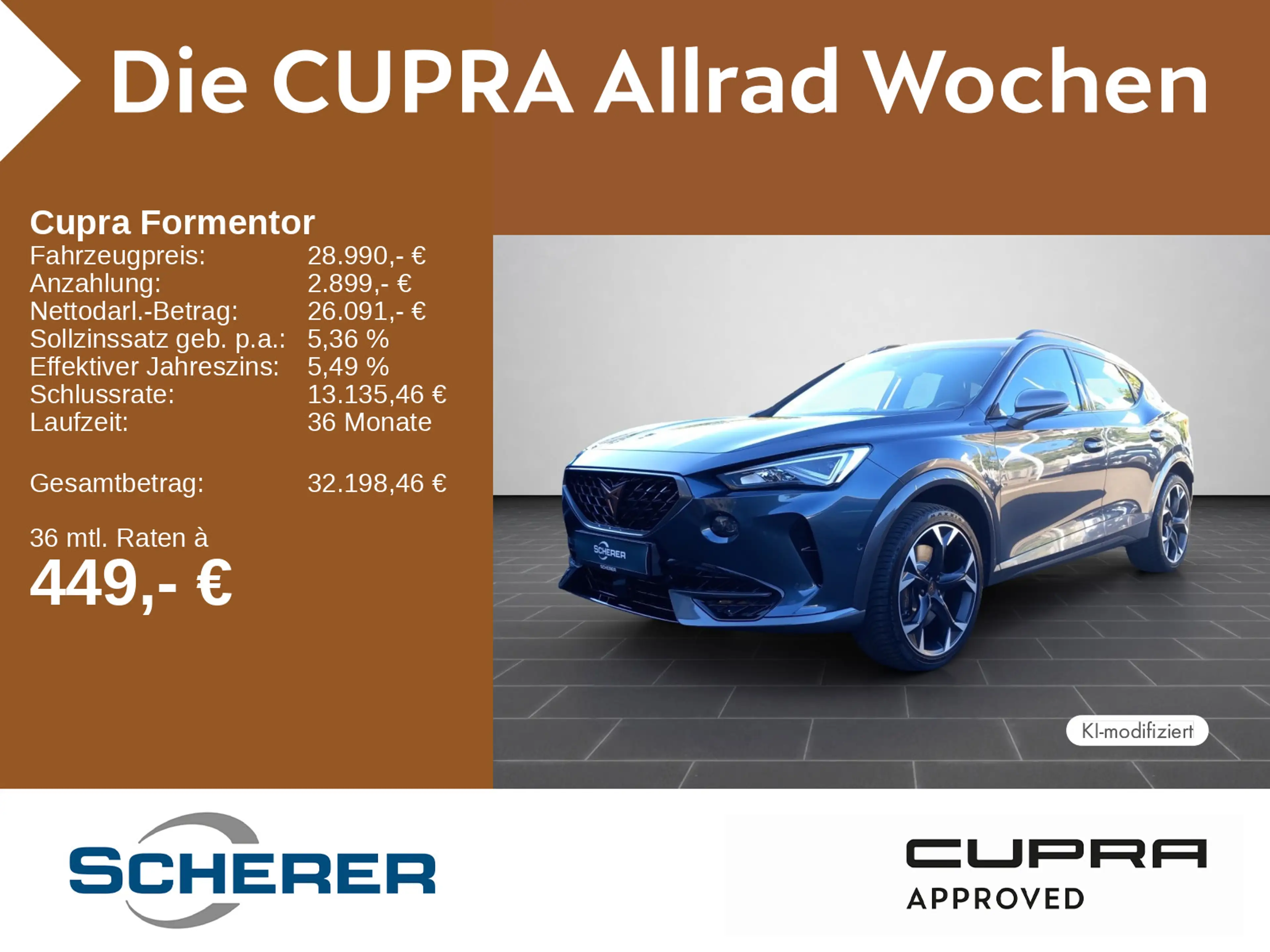 CUPRA Formentor VZ 2.0 TSI DSG 4Drive Navi Voll LED Fu