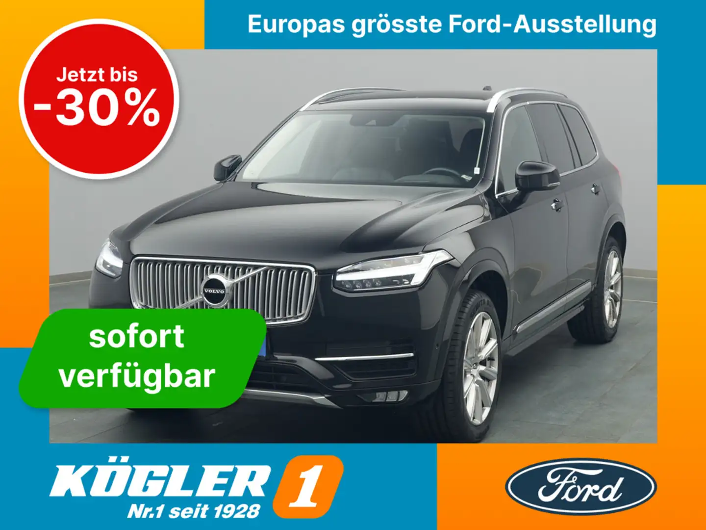 Volvo XC90 Schwarz - 1