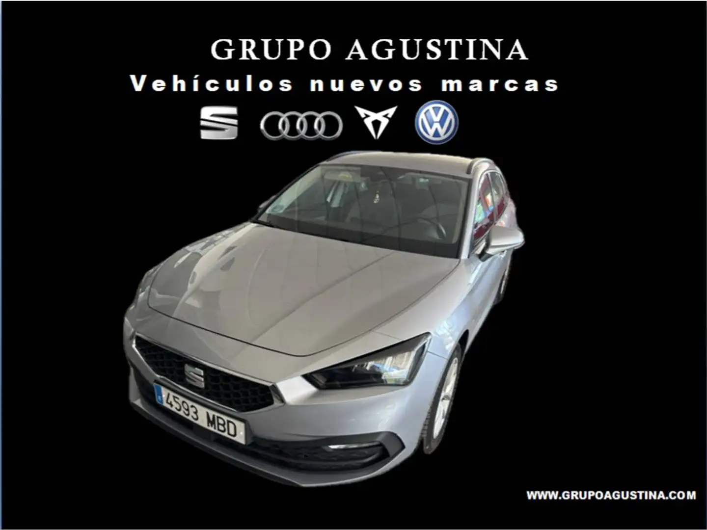 SEAT Leon ST 2.0TDI CR S&S Style DSG-7 150 Argent - 1