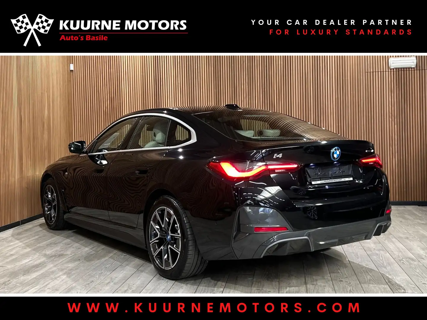 BMW i4 eDrive40 M Acc/Cam/Laser/Leder/Gps *1j garantie* Schwarz - 2