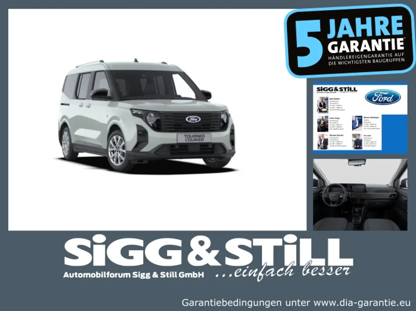 Ford Tourneo Courier Titanium 1.0 AT NAVI*ACC*BLIS*CAM Šedá - 1