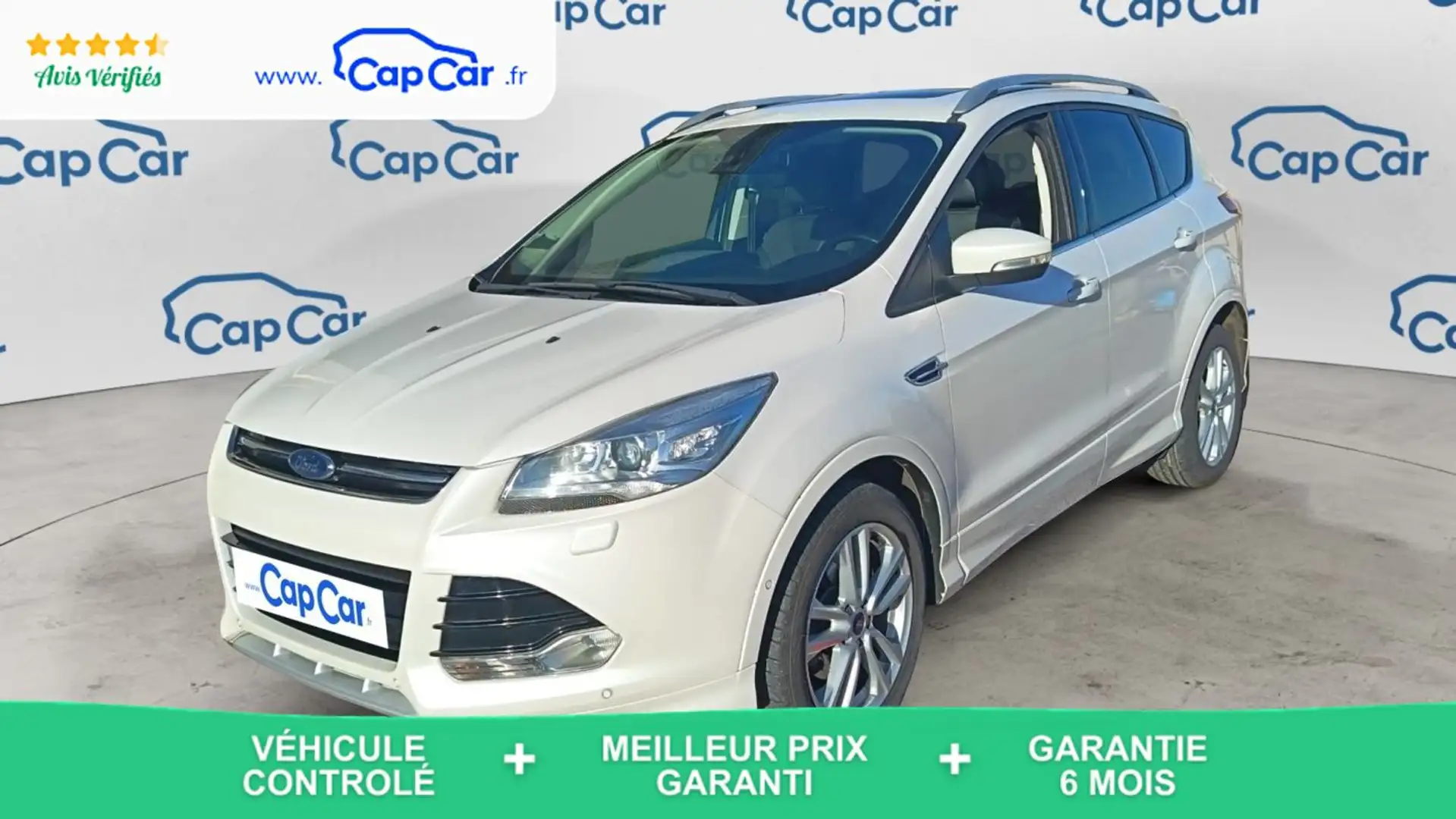 Ford Kuga 1.5 EcoBoost 150 Sport Platinium - Toit ouvrant Blanc - 1