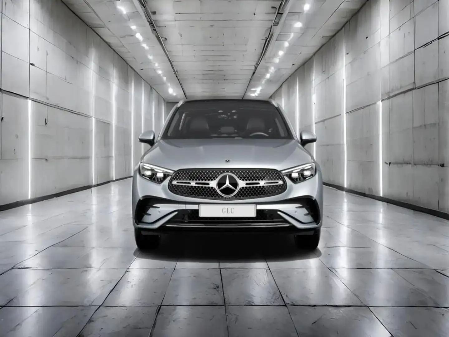 Mercedes-Benz GLC 300 d 4M +AMG+DISTRO+SHZ+MEMORY+NAVI+AHK+PDC Argent - 2
