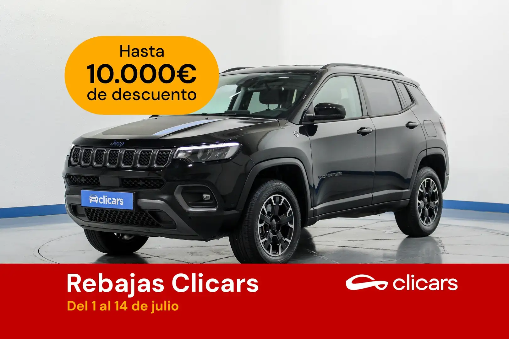 Jeep Compass 1.3 PHEV Trailhawk EAWD Aut. 240 Negro - 1