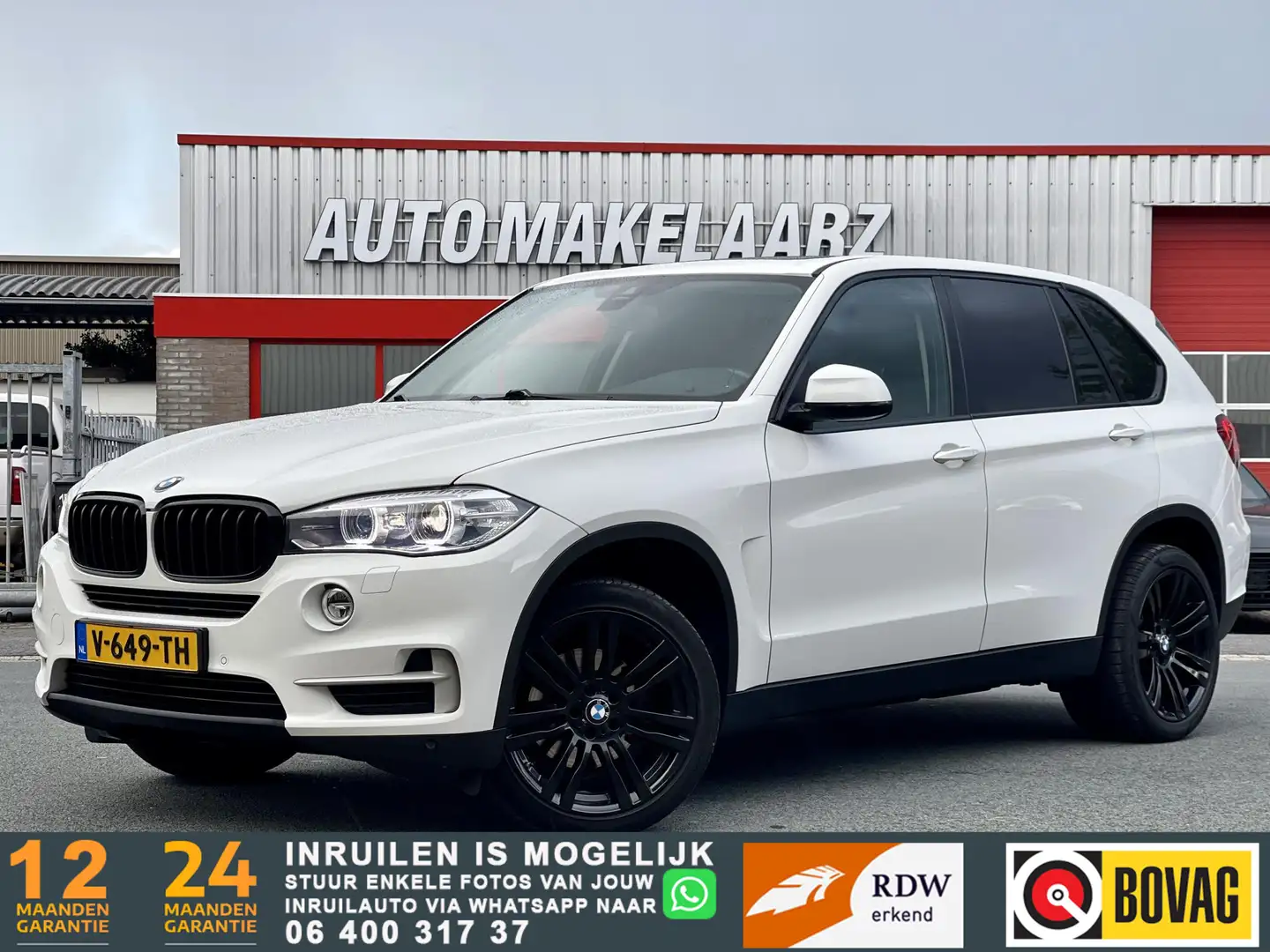 BMW X5 Xdrive30D GRIJS KENTEKEN | PANO | LEDER | TREKHAAK White - 1