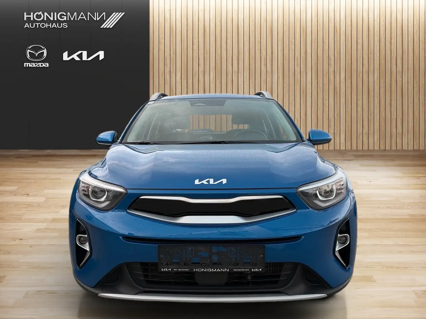 Kia Stonic Stonic 1,0 TGDI GPF ISG Silber Blau - 2