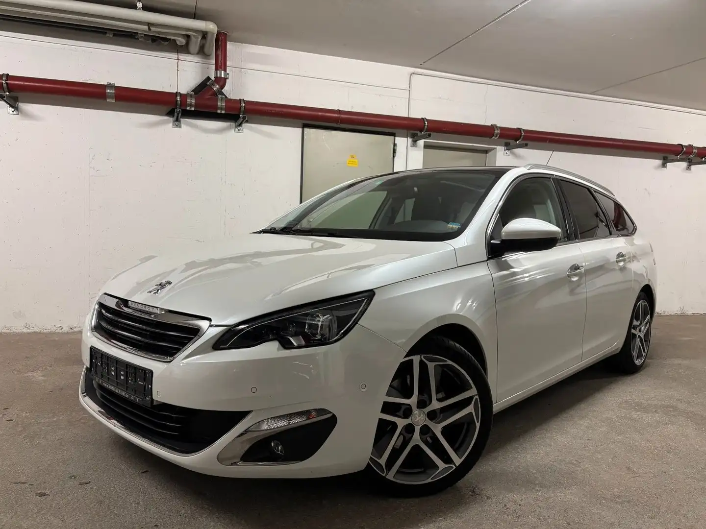 Peugeot 308 SW ALLURE HDI|AUT.|PANO|NAVI|KEYLESS|S-HEFT Weiß - 2