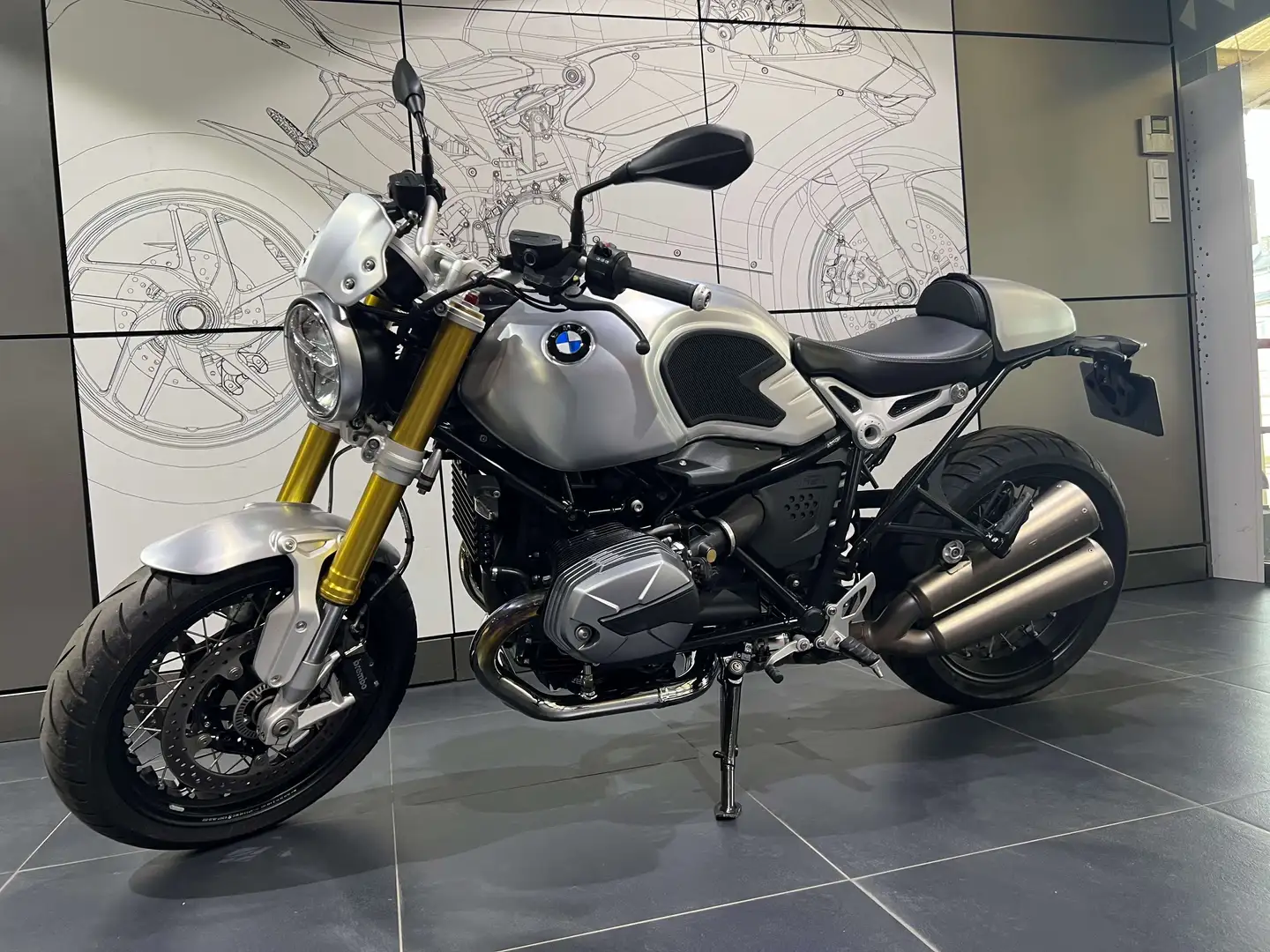 BMW R nineT Plateado - 1