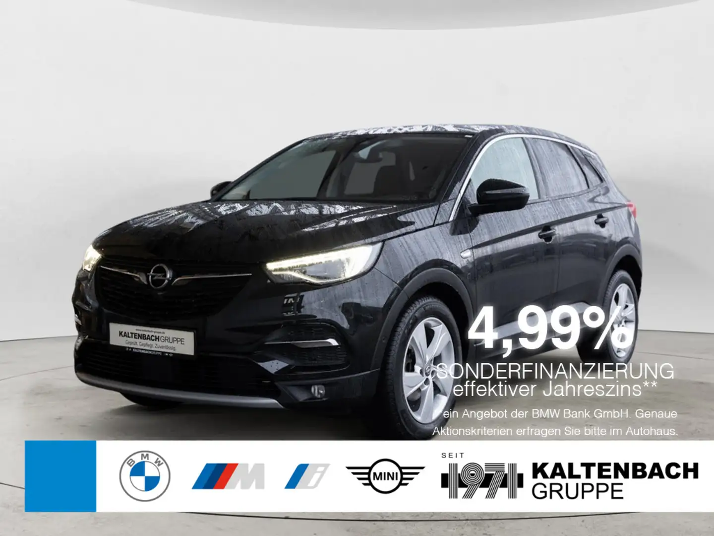 Opel Grandland X 1.2 Turbo Innovation Zwart - 1
