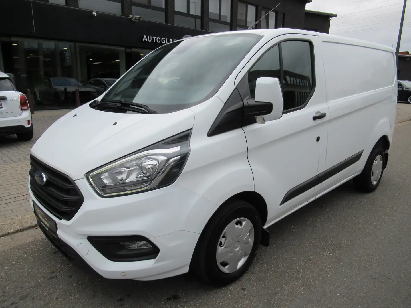 Ford Transit Custom 2.0 TDCI L1H1-3 Plaatsen-Airco-PDC V+A-Cruise Blanc - 1
