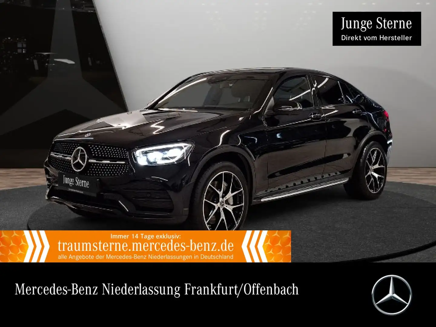 Mercedes-Benz GLC 400 d Coupé 4M AMG+NIGHT+360+AHK+MULTIBEAM+9G Schwarz - 1