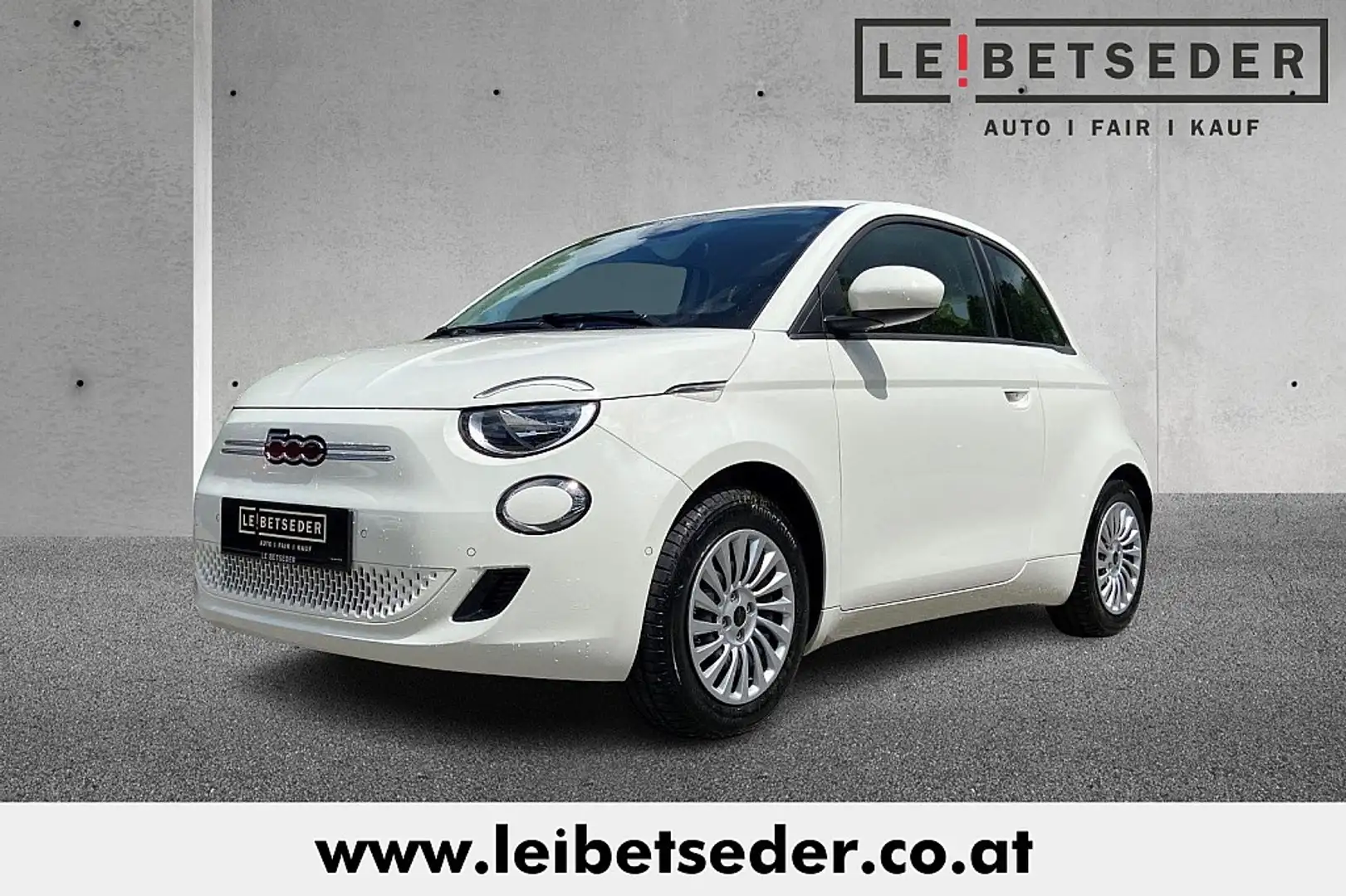 Fiat 500e 500 Elektro 500 42 kWh Blanc - 1