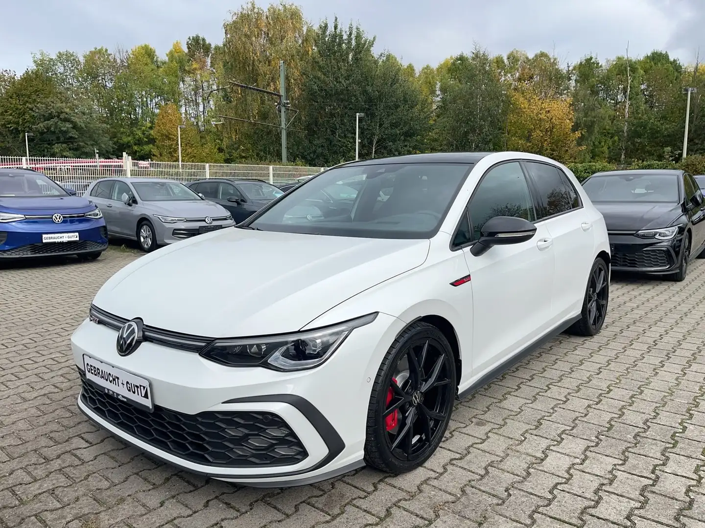 Volkswagen Golf VIII GTI 2.0 TSI DSG Pano HUD Kamera Weiß - 1