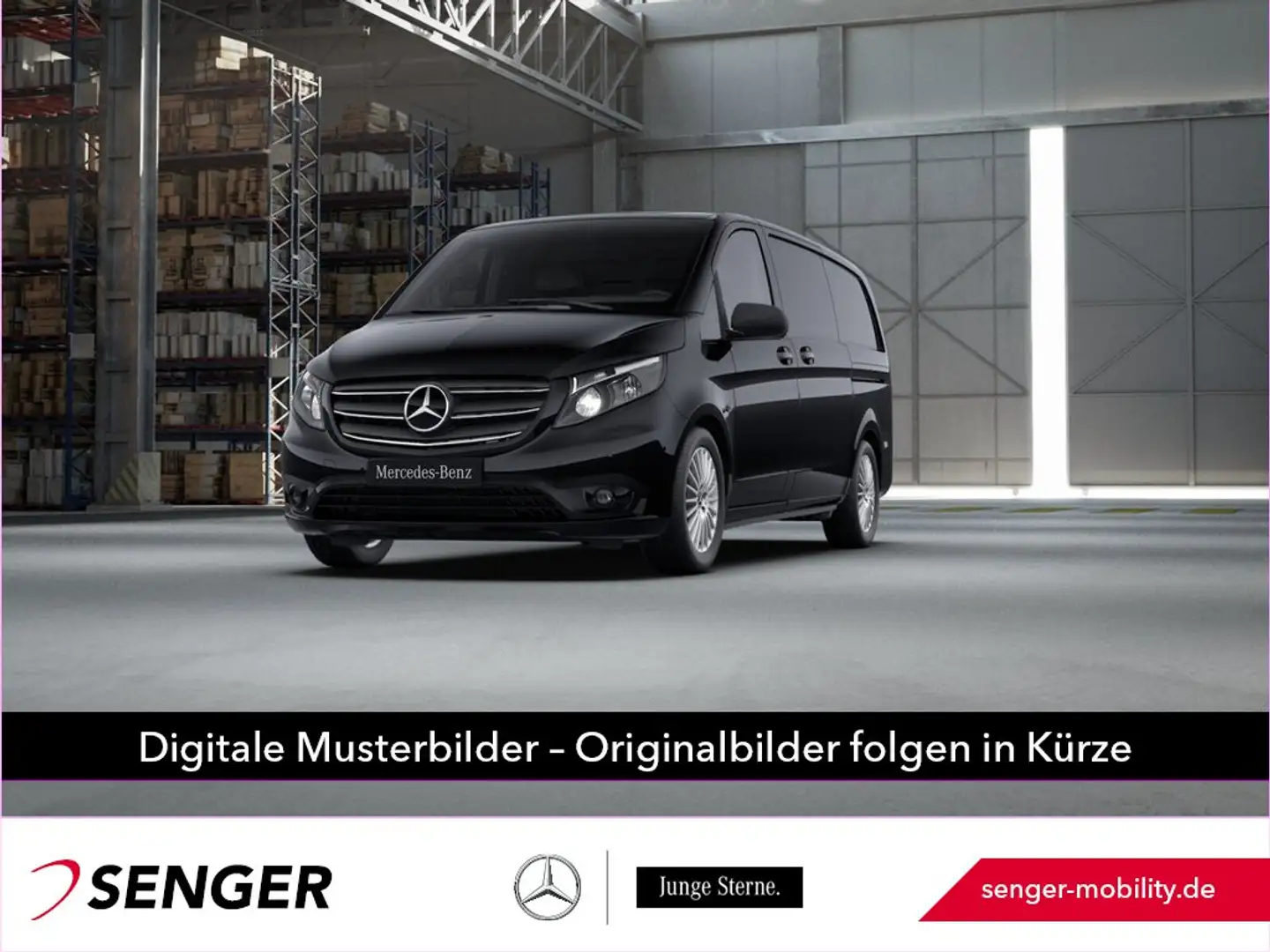 Mercedes-Benz Vito 116 CDI Kasten lang Standhzg AHK2,5t 9G Schwarz - 1