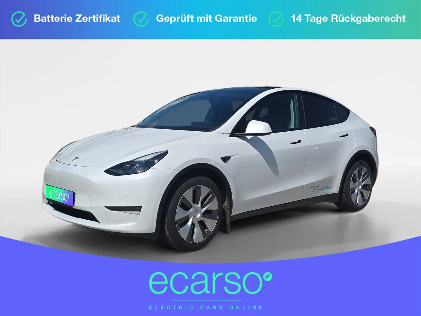 Tesla Model Y Long Range Dual AWD Weiß - 1