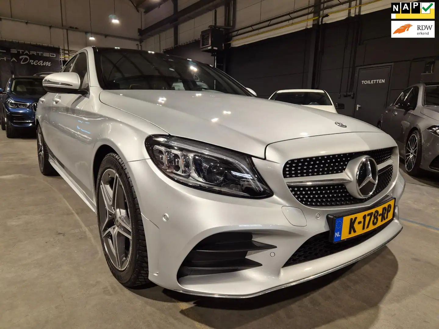 Mercedes-Benz C 180 Business Solution AMG - Panoramadak - Leder - Navi Grau - 1