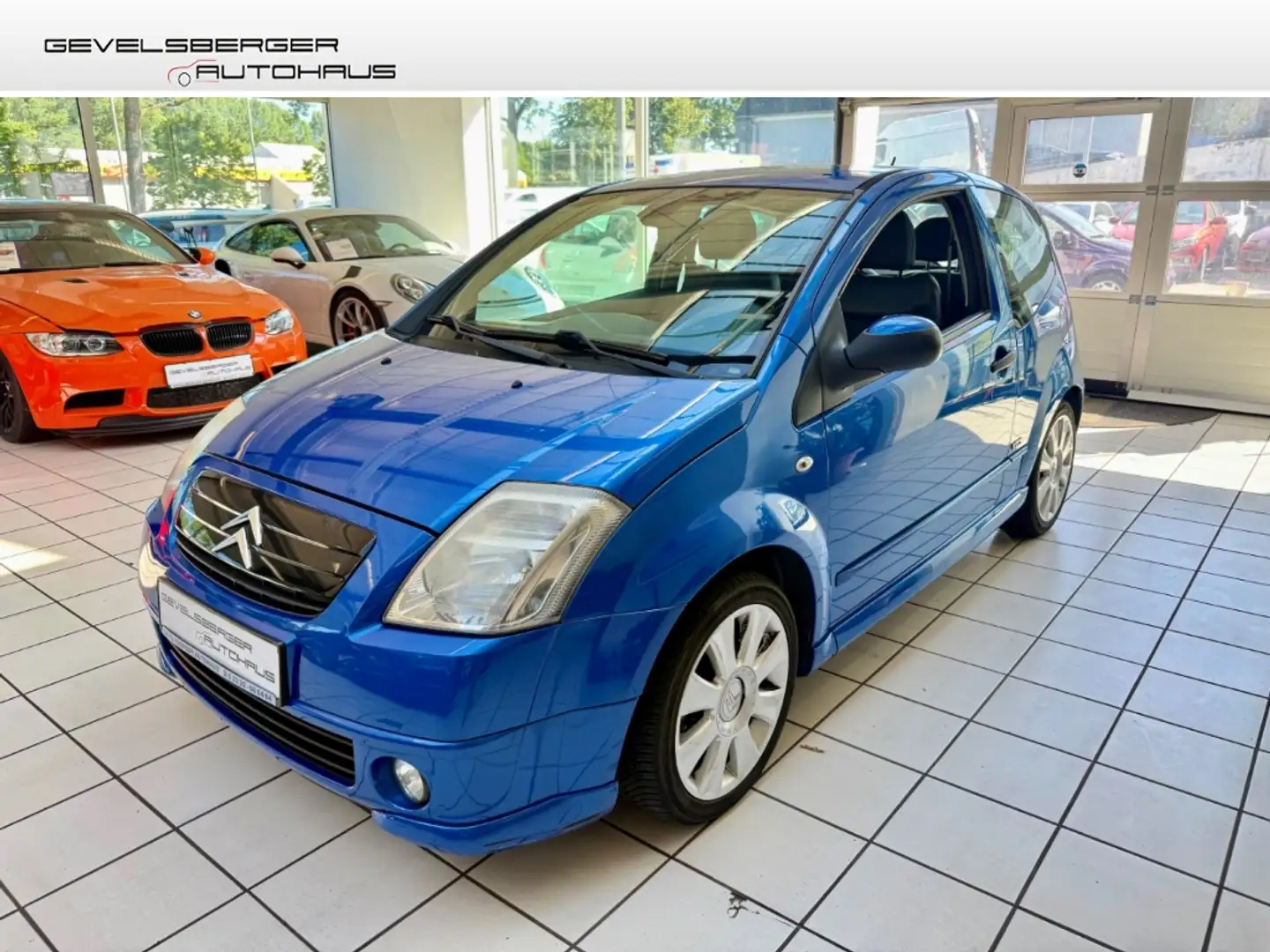 Citroen C2 VTS 1.6 16V Zahnrimen 2023 neu Klimaautom Regensen Bleu - 1