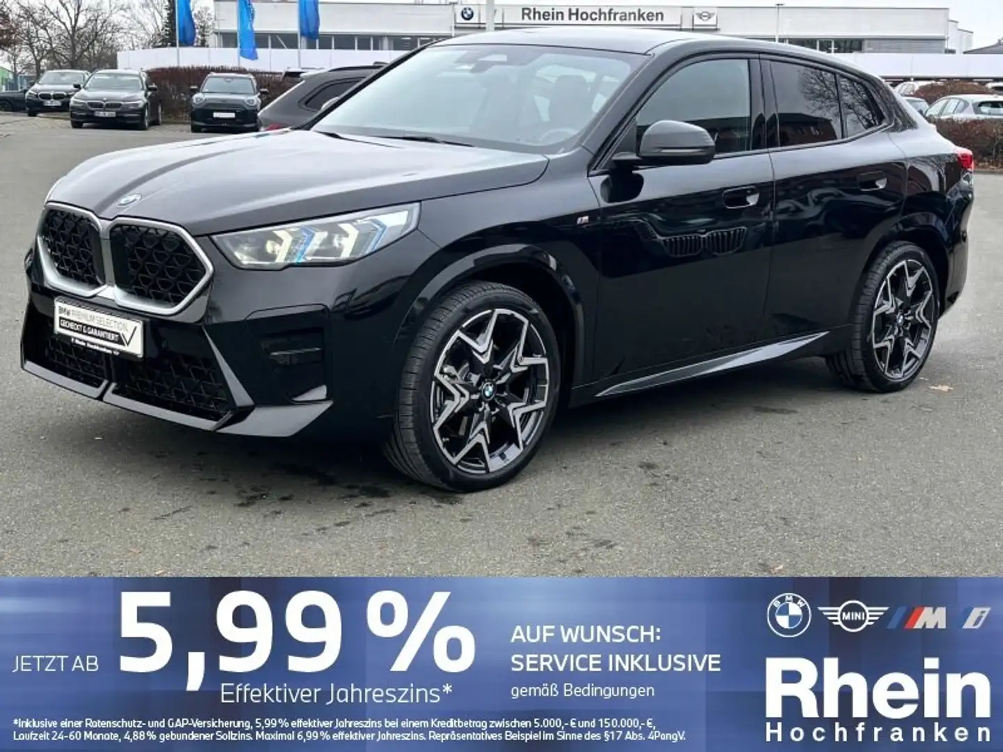 BMW X2 sDrive20i M Sportpaket ACC AHK RFK MEMORY LHZ Schwarz - 1