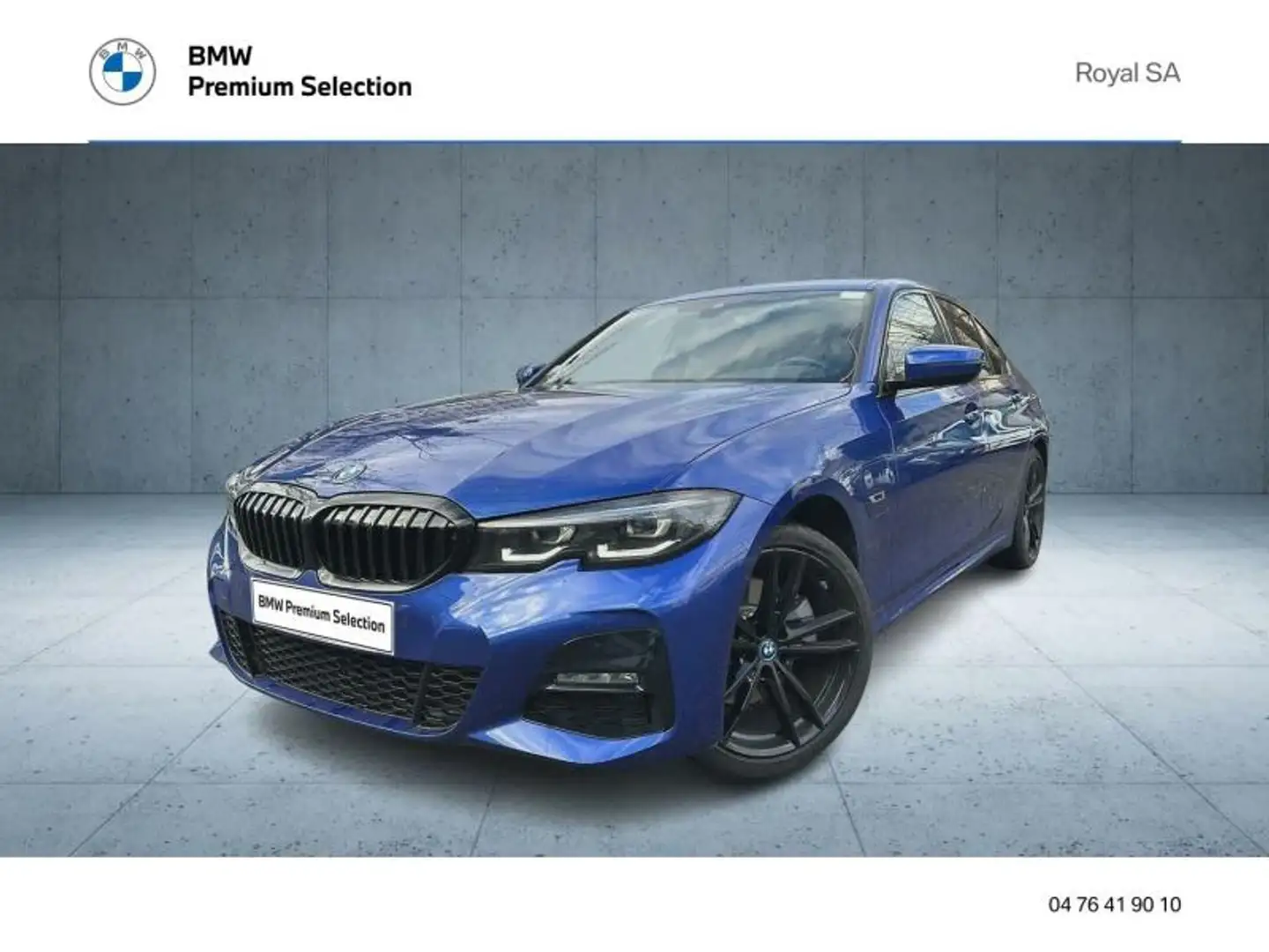 BMW 320 320eA 204ch M Sport Bleu - 2