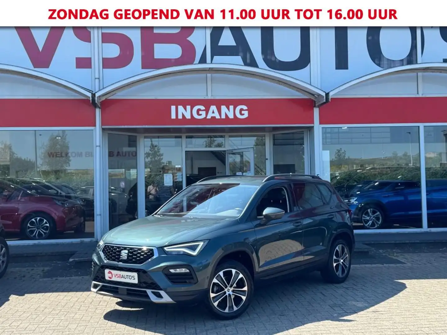 SEAT Ateca 1.0 TSI LED AIRCO TREKHAAK LMV NAVI CARPLAY LMV Vert - 1