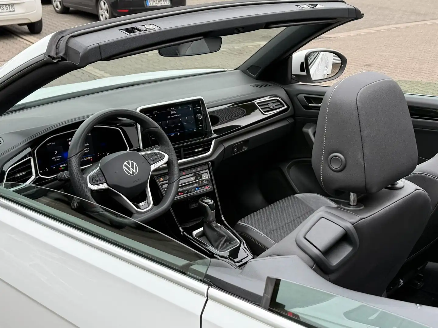 Volkswagen T-Roc Cabriolet R-Line 1.5 TSI 110kW DSG AHK Blanc - 2