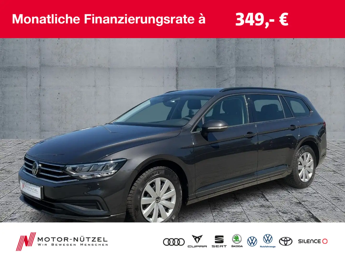 Volkswagen Passat Variant 2.0 TDI CONECPTLINE LED+NAVI+AHK Grigio - 1