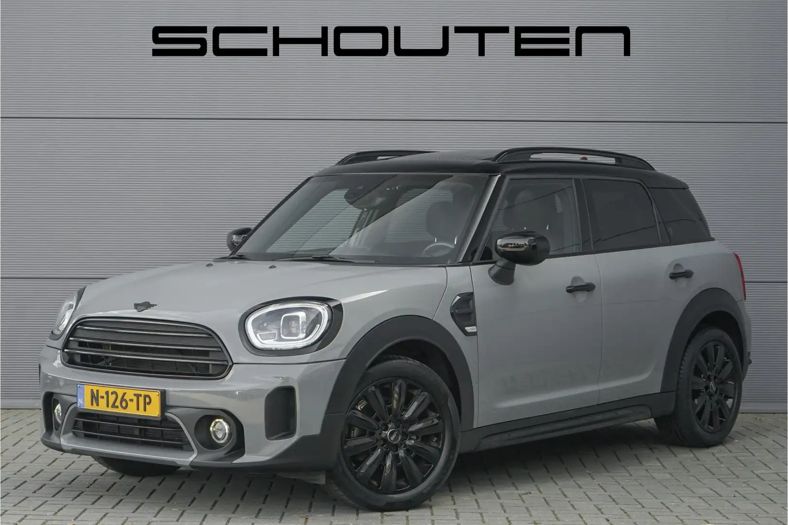 MINI Cooper Countryman Mini 1.5 MINI Yours Leder Black Pack Keyless CarPl Grijs - 1